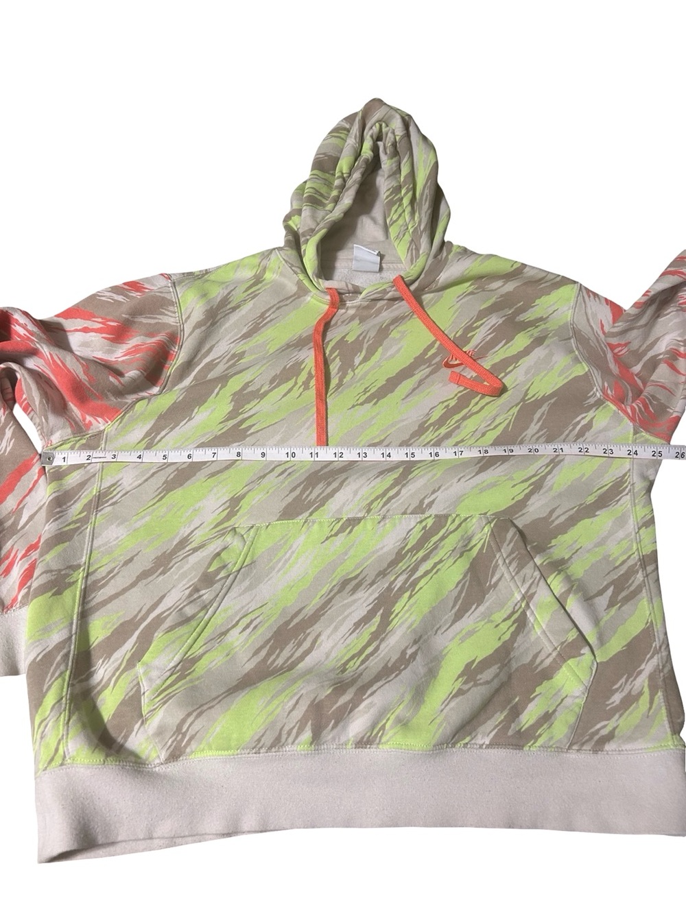 Nike Camo Hoodie Neon Green
Orange Swoosh Pullover Sweatshirt Size Large - Picture 8 of 9